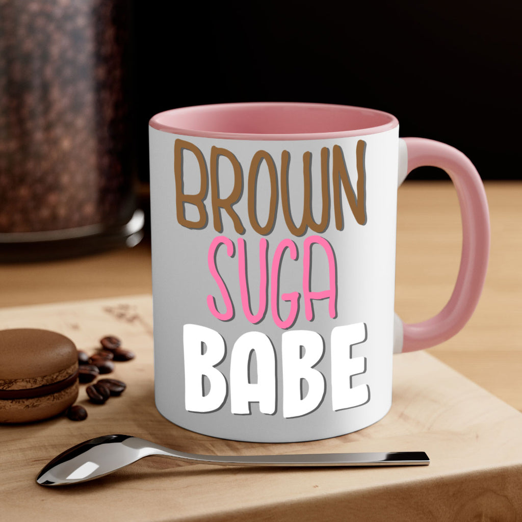 brown suga babe 190#- black words - phrases-Mug / Coffee Cup