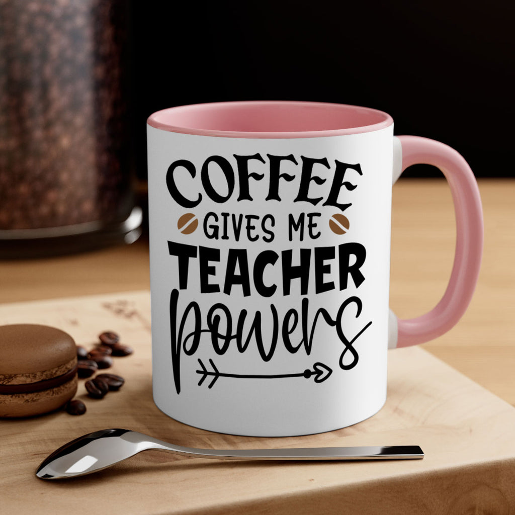 coffee gives me teacher powers Style 187#- teacher-Mug / Coffee Cup