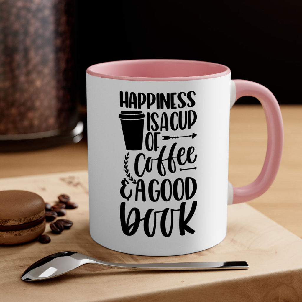 happiness is a cup of coffee 39#- Reading - Books-Mug / Coffee Cup