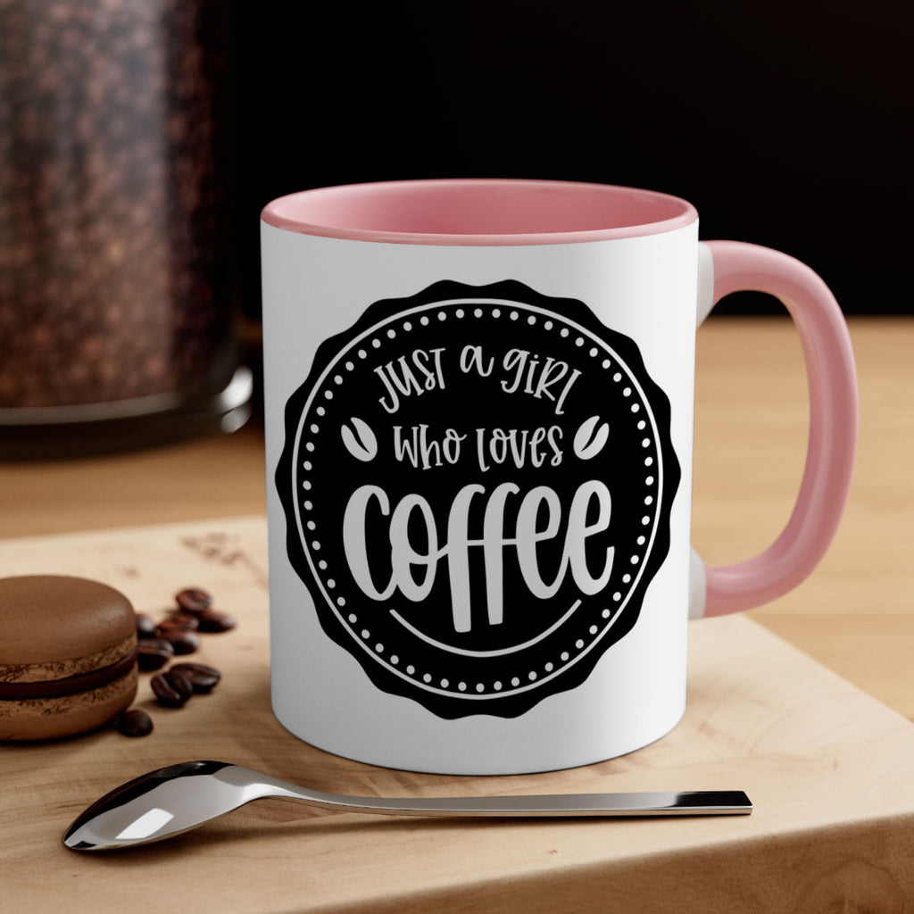 just a girl who loves coffee 85#- coffee-Mug / Coffee Cup