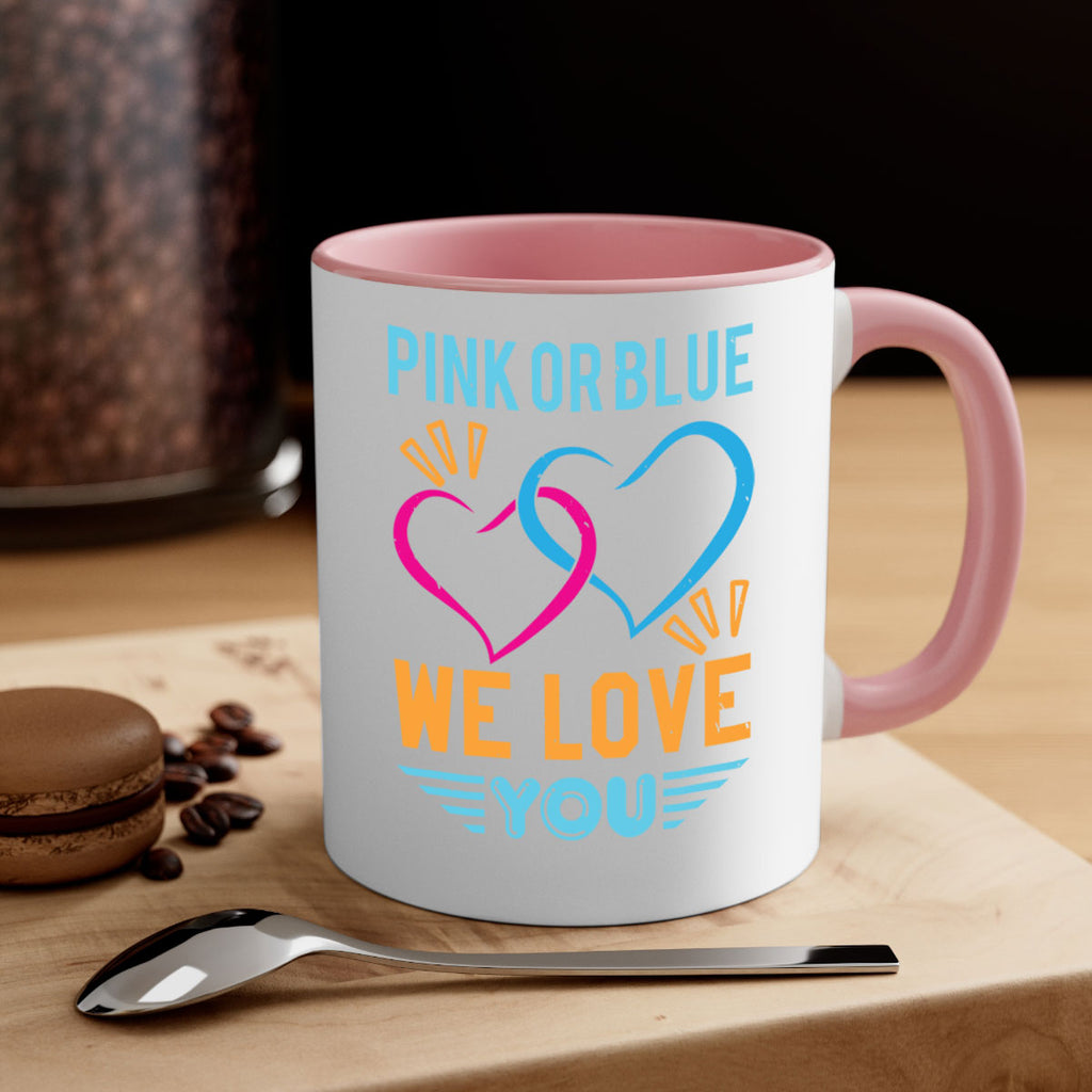 pink or blue we love you Style 20#- baby shower-Mug / Coffee Cup