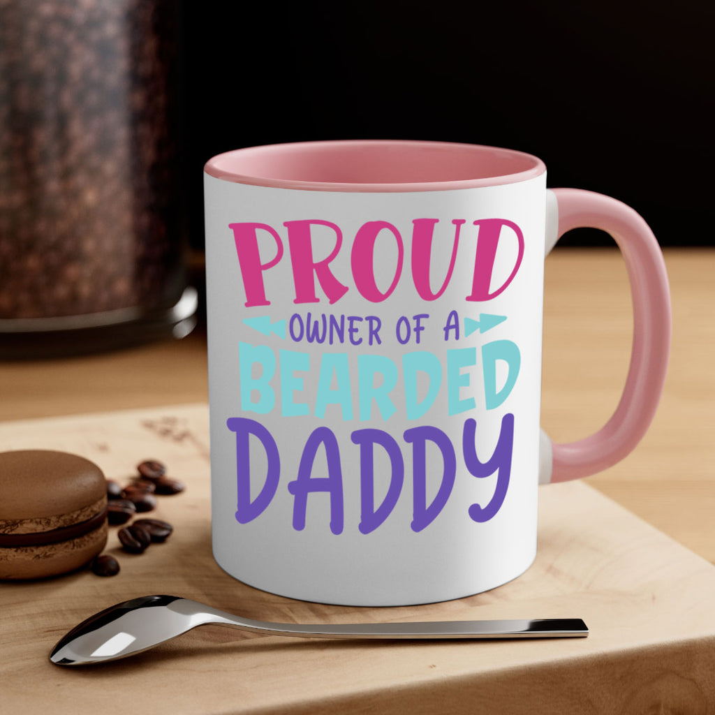 proud owner of a bearded daddy Style 202#- baby2-Mug / Coffee Cup