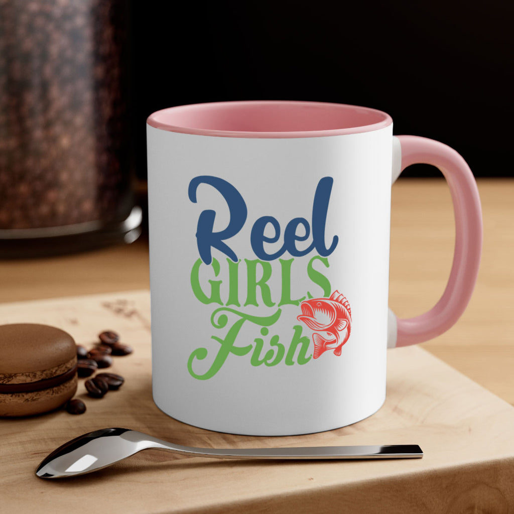 reel girls fish 199#- fishing-Mug / Coffee Cup