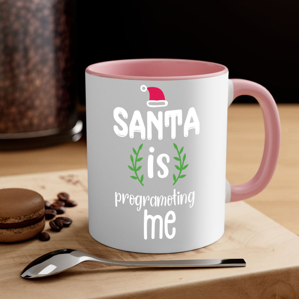 santa is programoting me style 606#- christmas-Mug / Coffee Cup