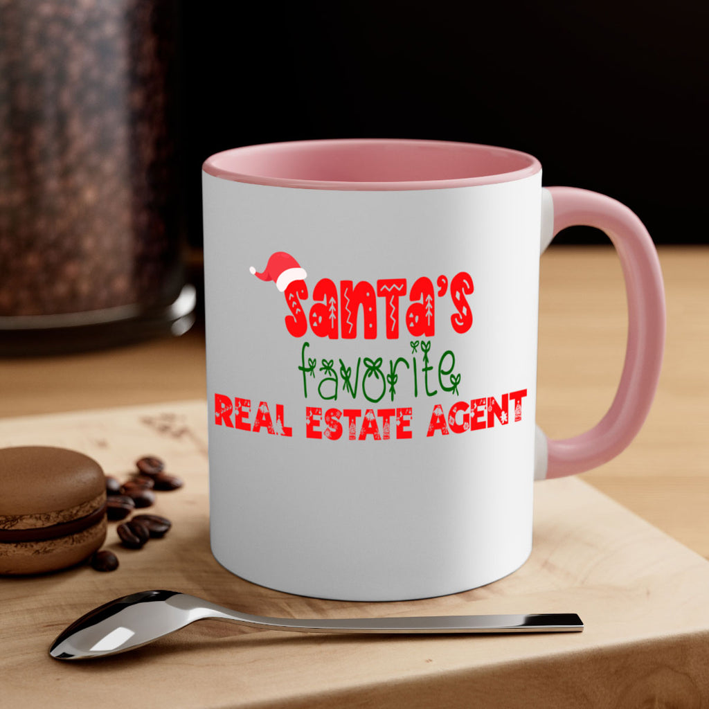 santas favorite real estate agent style 1055#- christmas-Mug / Coffee Cup