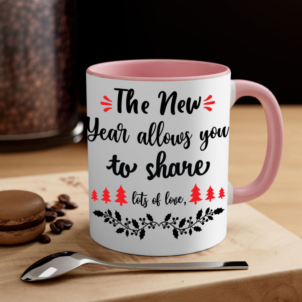 the new year allows you to share lots of love style 1205#- christmas-Mug / Coffee Cup