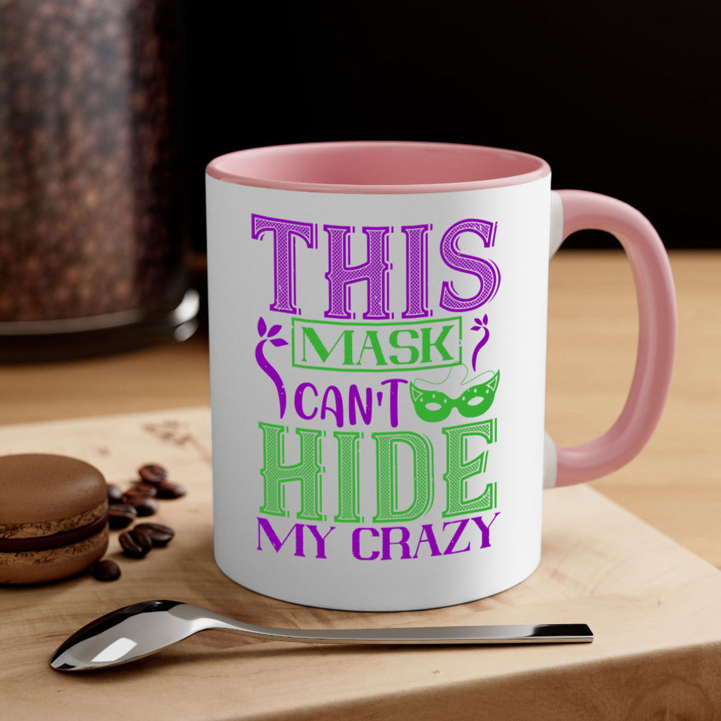 this mask can’t hide my crazy 35#- mardi gras-Mug / Coffee Cup