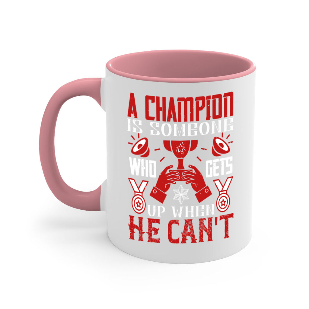 A champion is someone who gets up when he cant Style 50#- dentist-Mug / Coffee Cup
