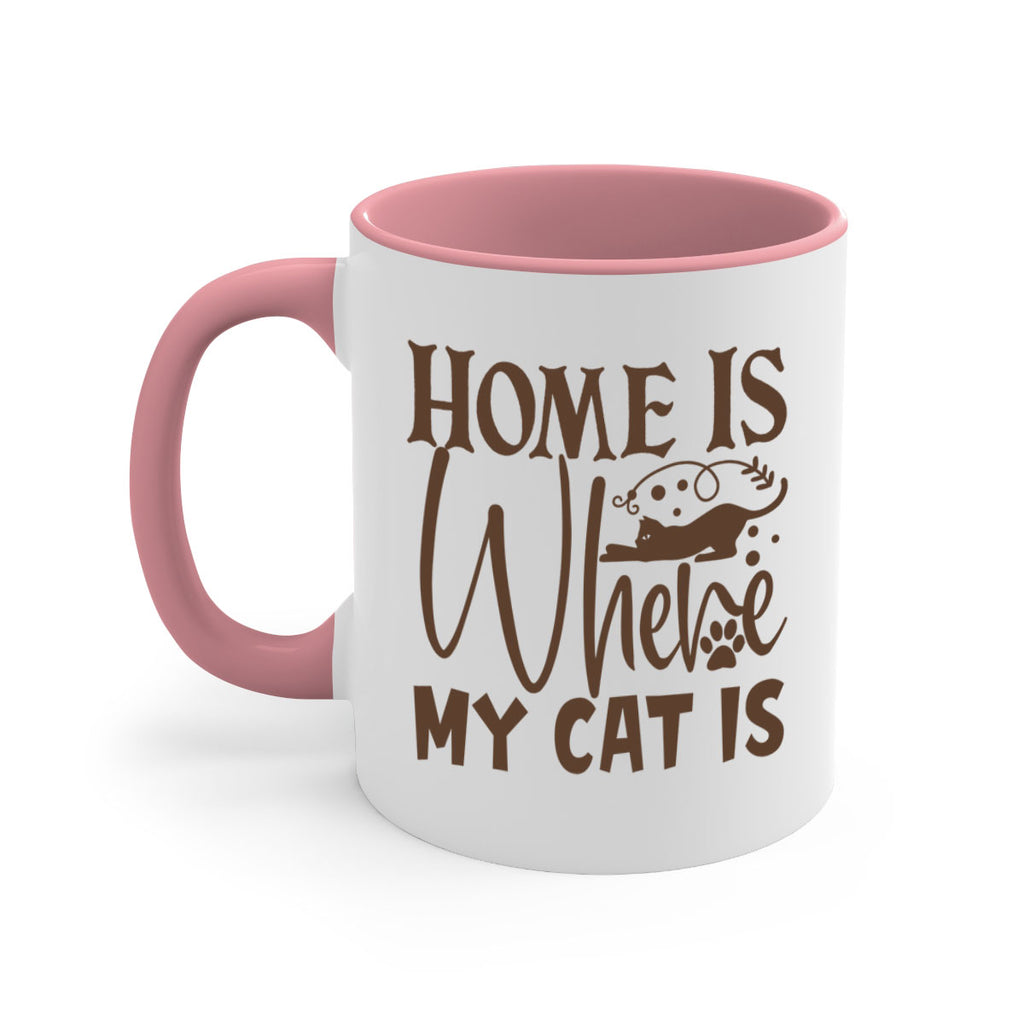 Home Is Where My Cat Is Style 14#- cat-Mug / Coffee Cup