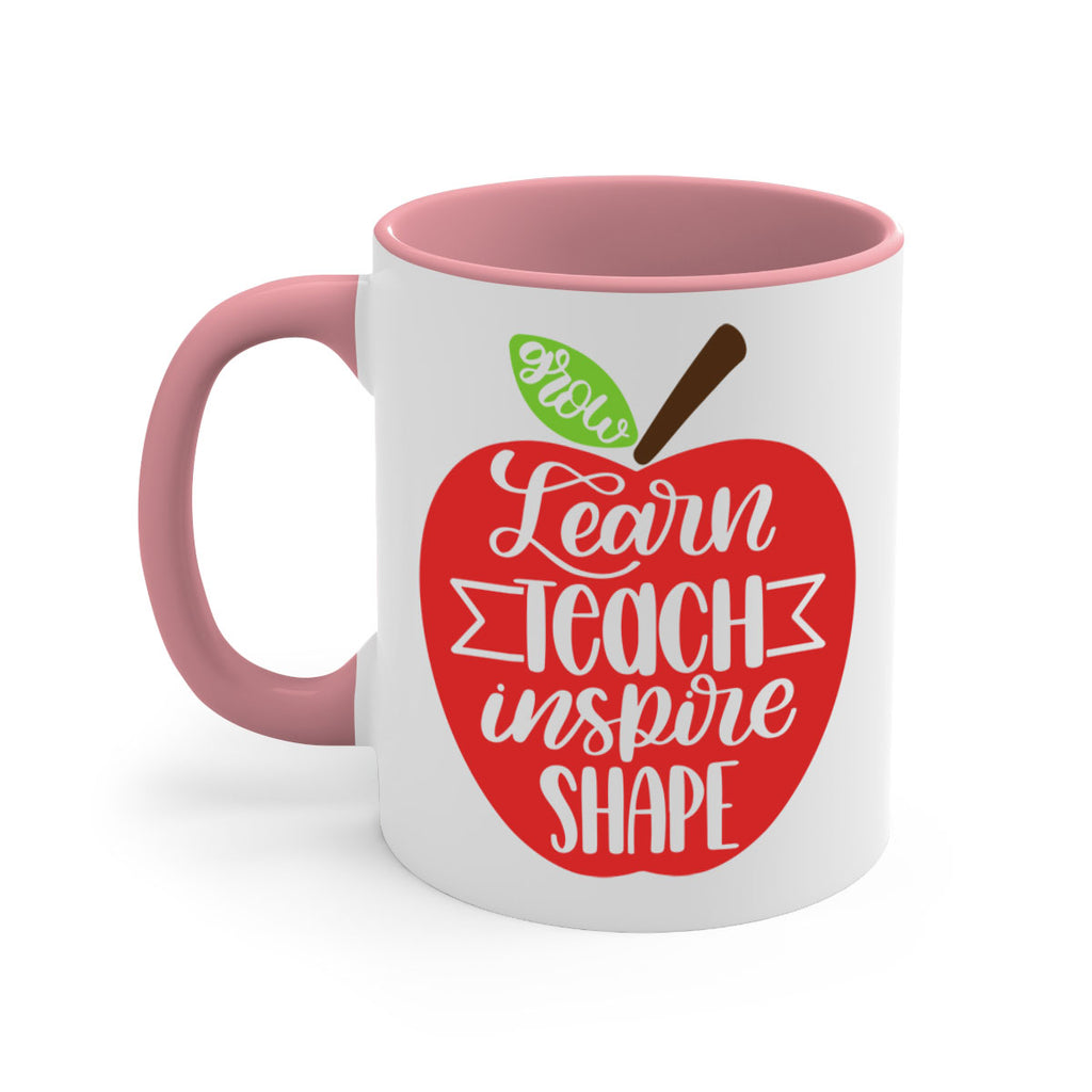 Learn Teach Inspire Shape Style 68#- teacher-Mug / Coffee Cup