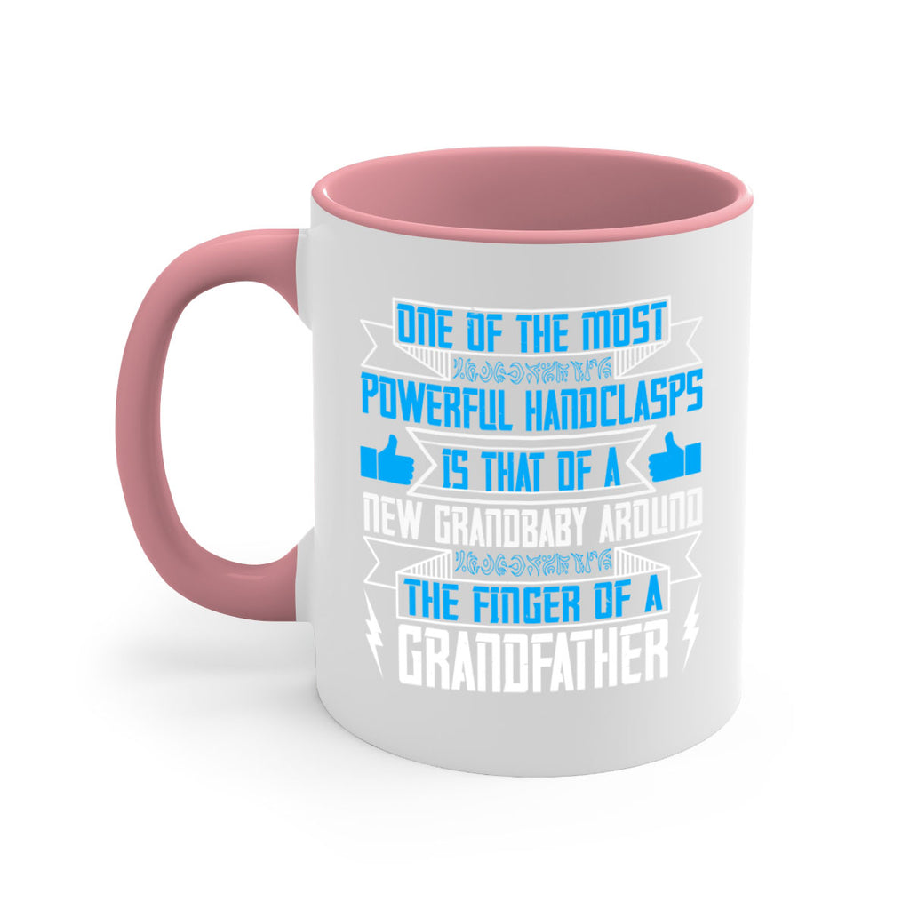 One of the most powerful handclasps is that of a new grandbaby 71#- grandpa-Mug / Coffee Cup