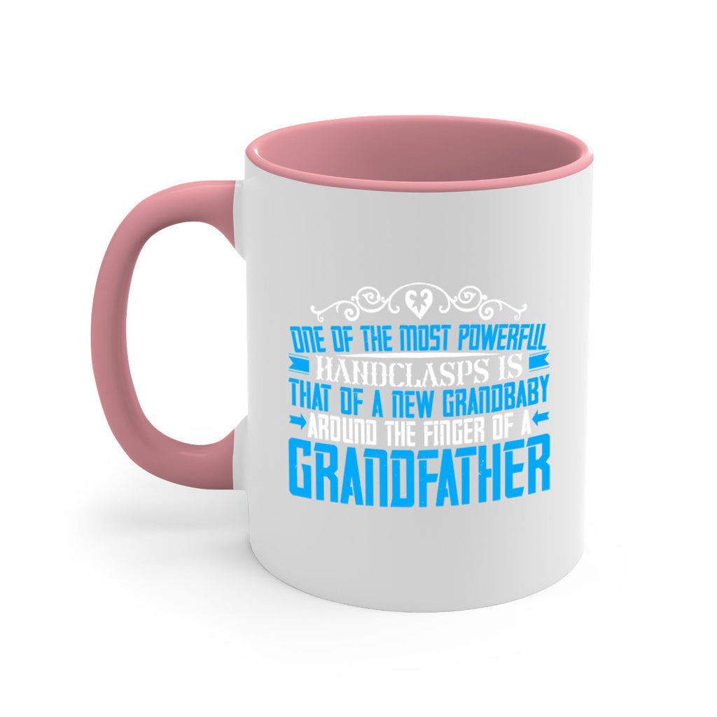 One of the most powerful handclasps is that of a new grandbaby 76#- grandpa-Mug / Coffee Cup