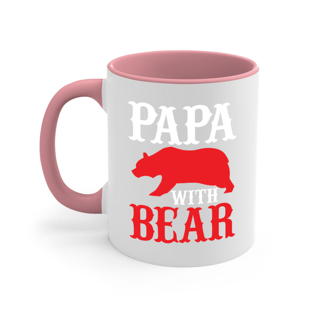 PAPA WITH BEAR 111#- grandpa-Mug / Coffee Cup