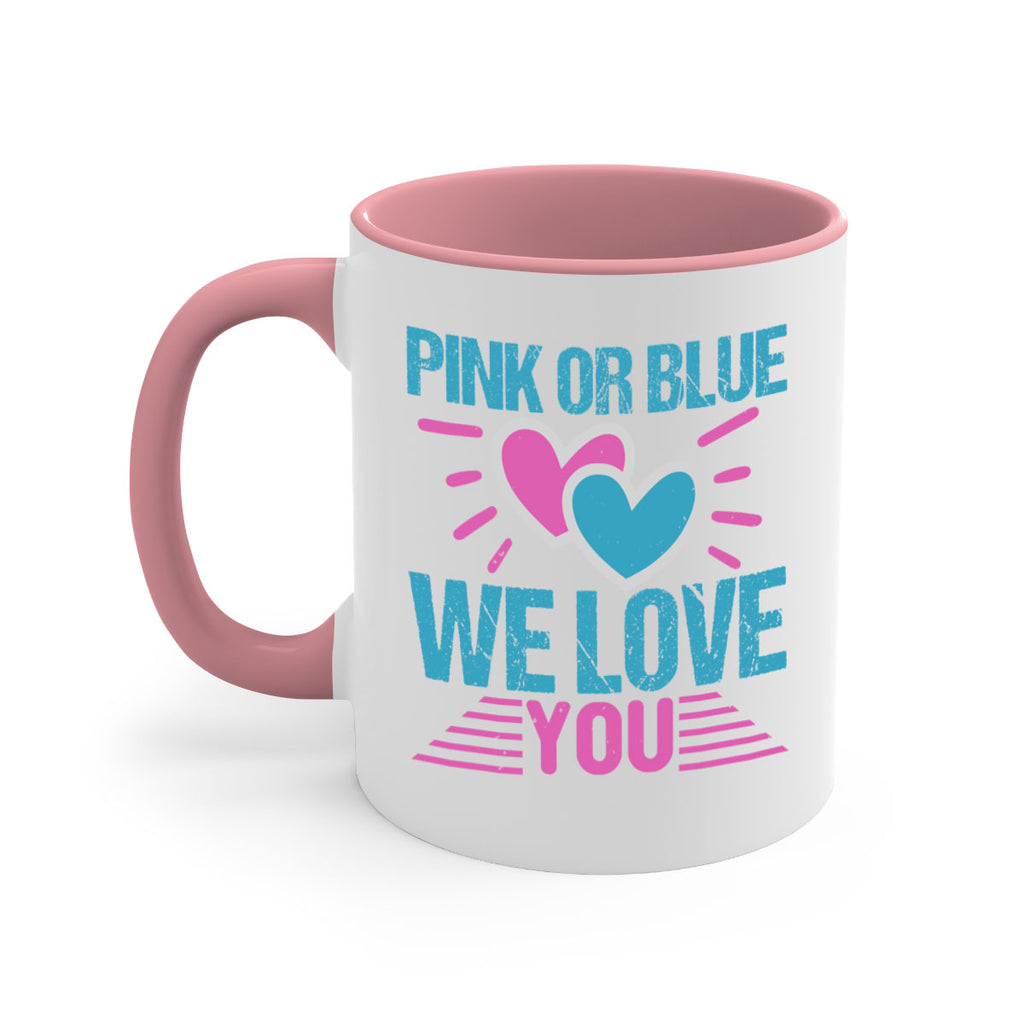 Pink or Blue we love you Style 177#- baby2-Mug / Coffee Cup