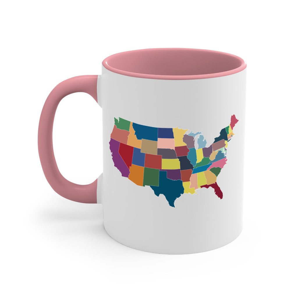 Separate Color Map Style 73#- 4th Of July-Mug / Coffee Cup