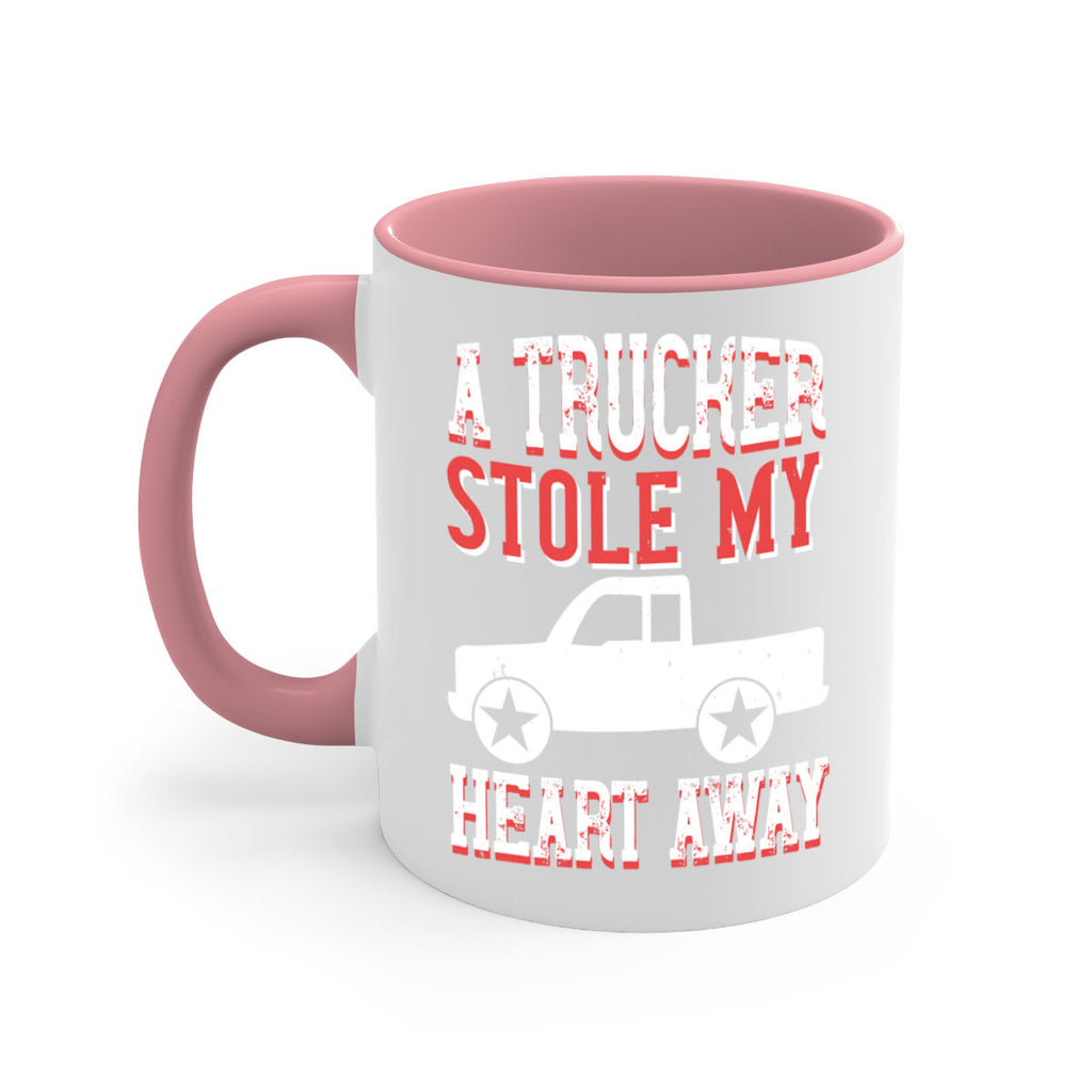 a trucker stole my heart away Style 39#- truck driver-Mug / Coffee Cup