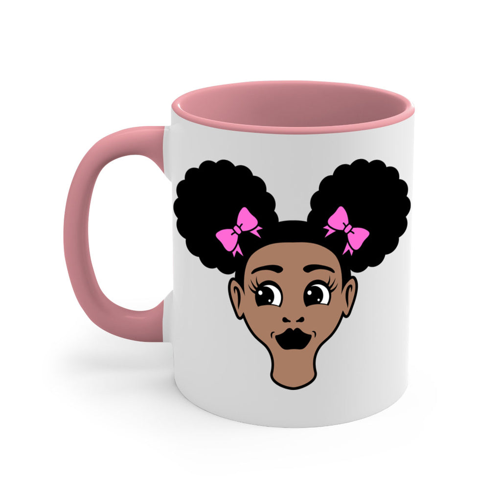afro puffs girl 74#- Black women - Girls-Mug / Coffee Cup