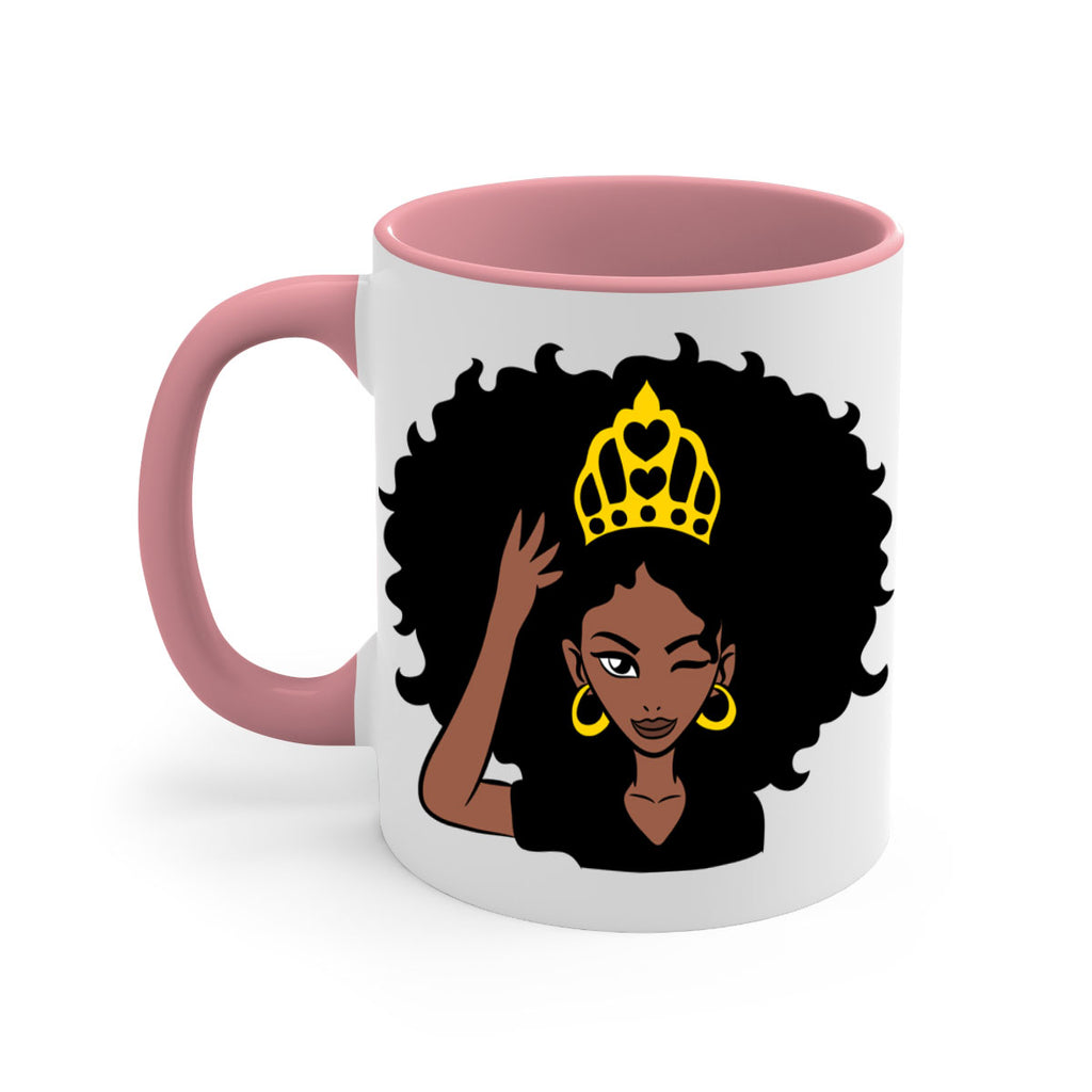 afro queen crown 72#- Black women - Girls-Mug / Coffee Cup