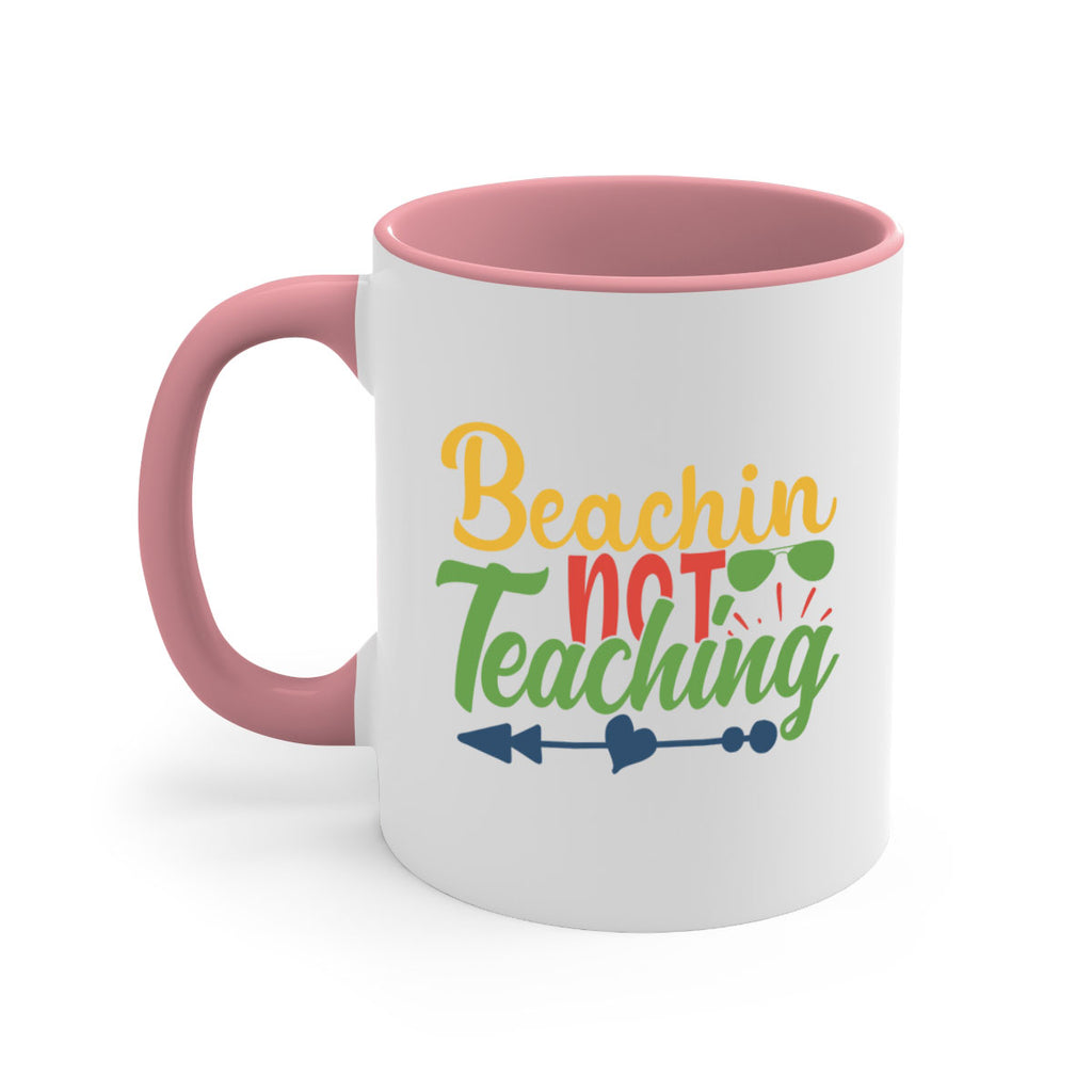 beachin not teaching Style 194#- teacher-Mug / Coffee Cup