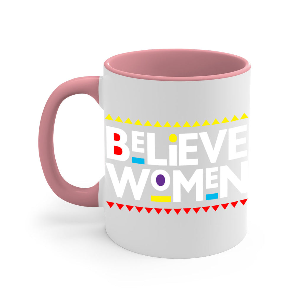 believewomen 254#- black words - phrases-Mug / Coffee Cup