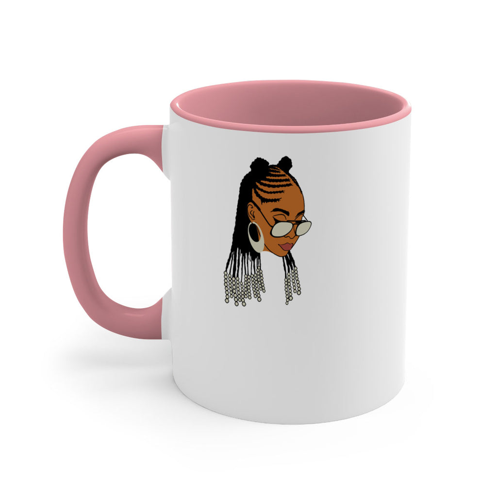 black afro 43#- Black women - Girls-Mug / Coffee Cup