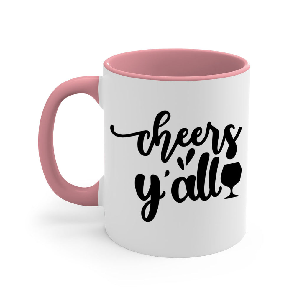 cheers yall 198#- wine-Mug / Coffee Cup