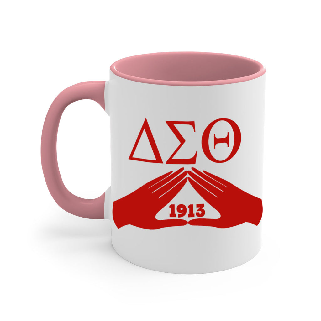 delta sigma theta 8#- black words - phrases-Mug / Coffee Cup