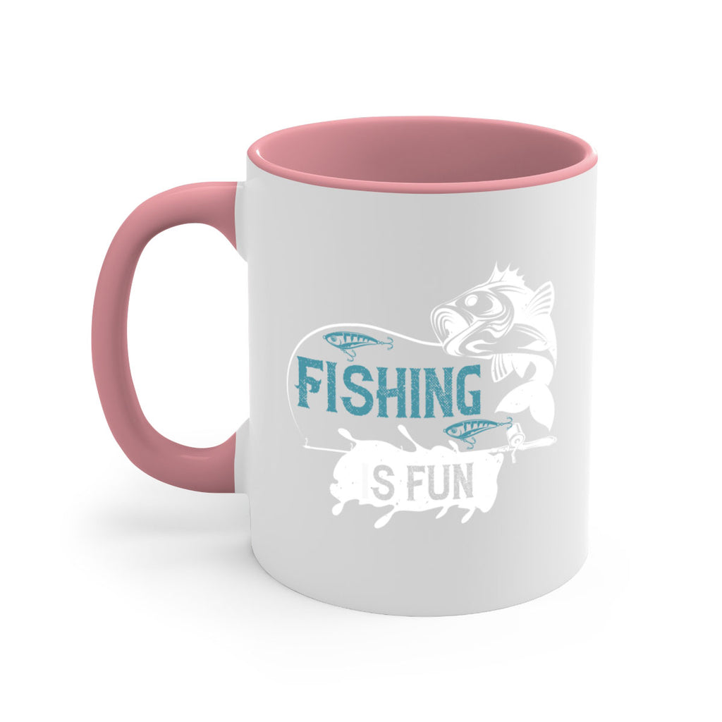 fishing is fun 274#- fishing-Mug / Coffee Cup