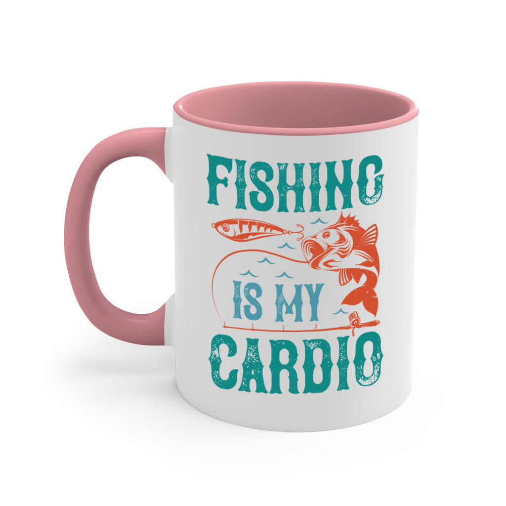 fishing is my cardio 142#- fishing-Mug / Coffee Cup