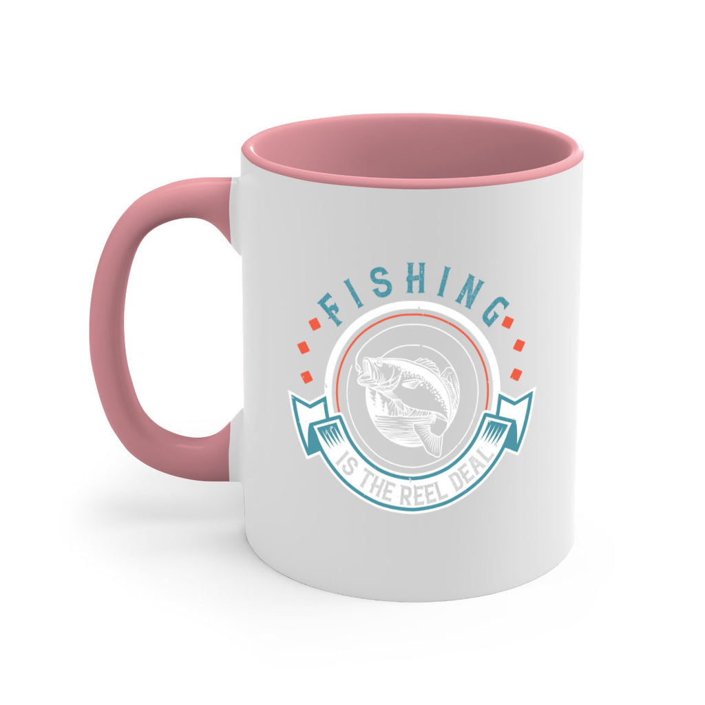 fishing is the reel deal 271#- fishing-Mug / Coffee Cup