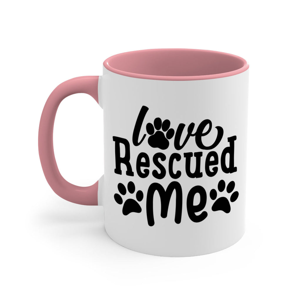 love rescued me Style 72#- Dog-Mug / Coffee Cup