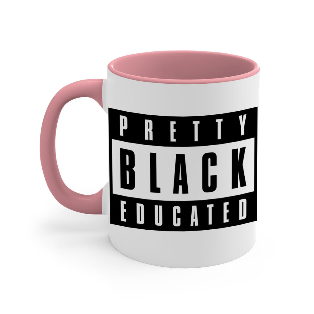 pretty black educated 50#- black words - phrases-Mug / Coffee Cup