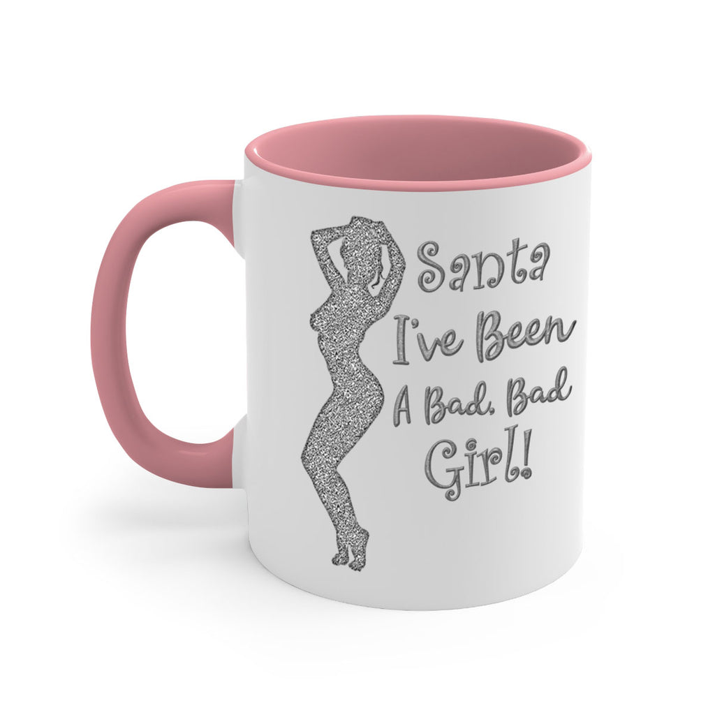 santa ive been a bad girl silver 446#- christmas-Mug / Coffee Cup