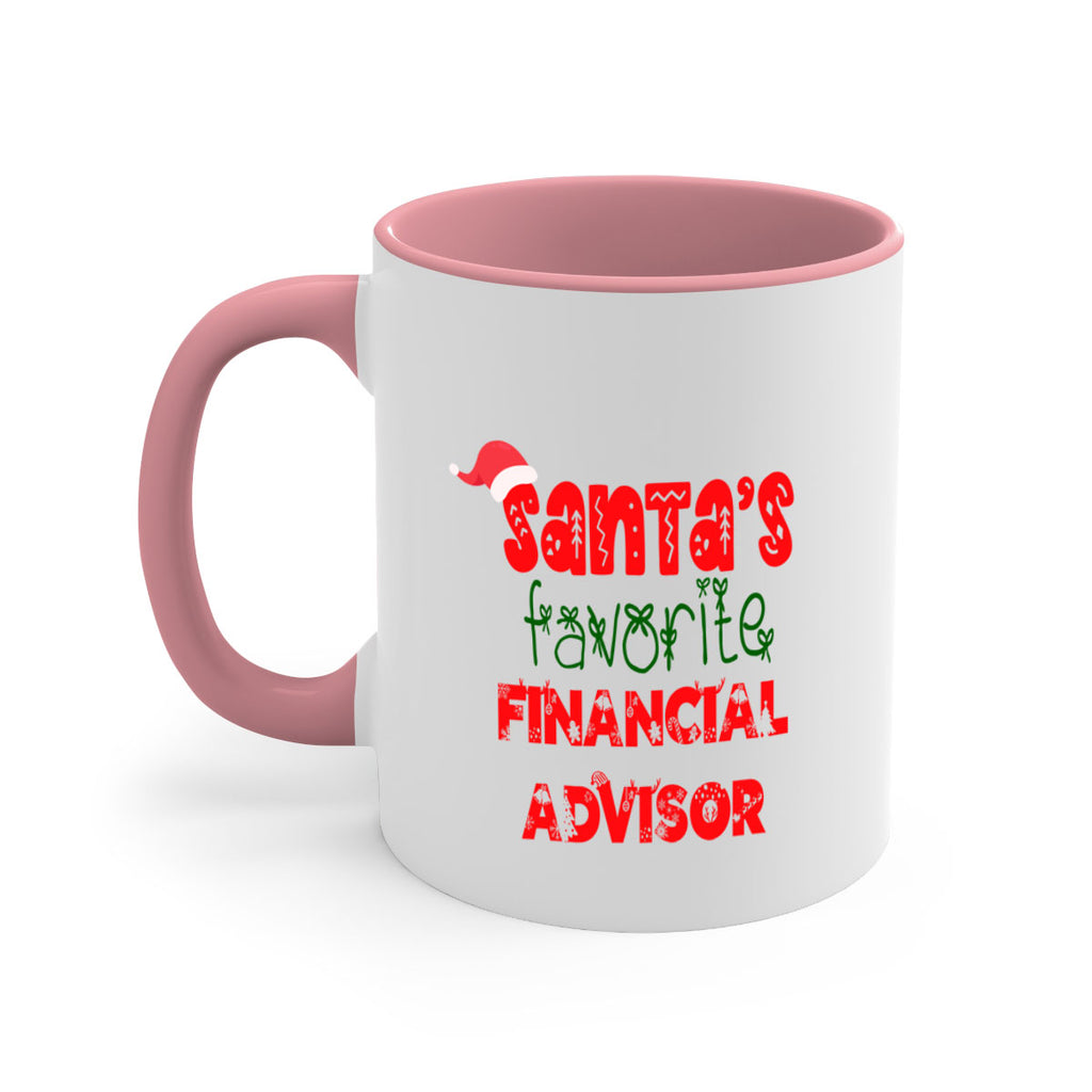 santas favorite financial advisor style 816#- christmas-Mug / Coffee Cup