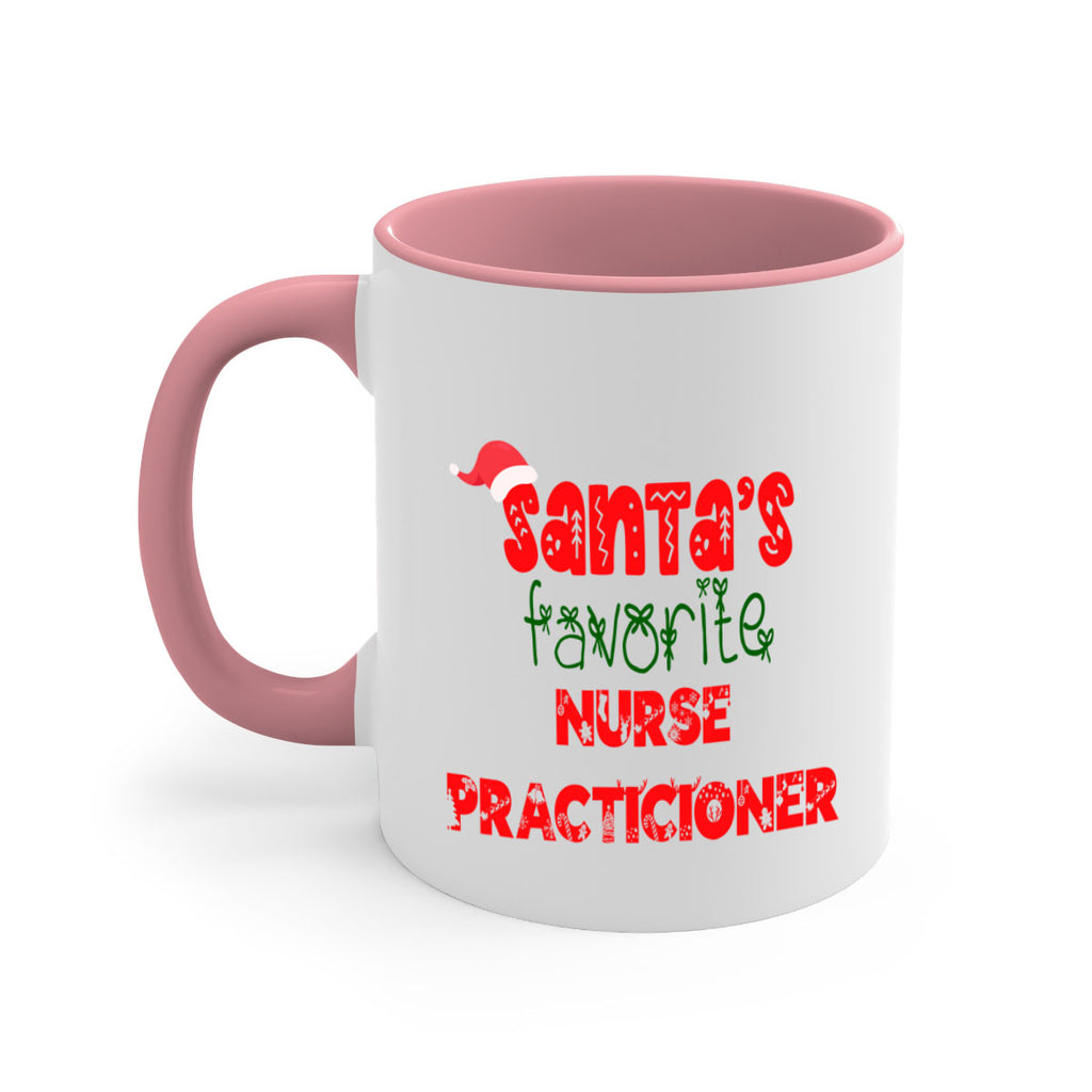 santas favorite nurse practicioner style 978#- christmas-Mug / Coffee Cup