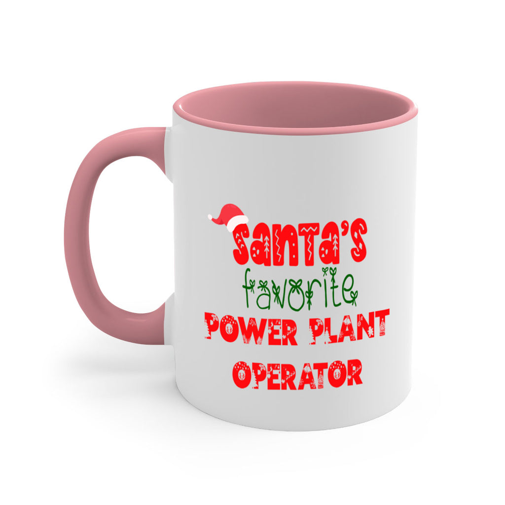 santas favorite power plant operator style 1033#- christmas-Mug / Coffee Cup