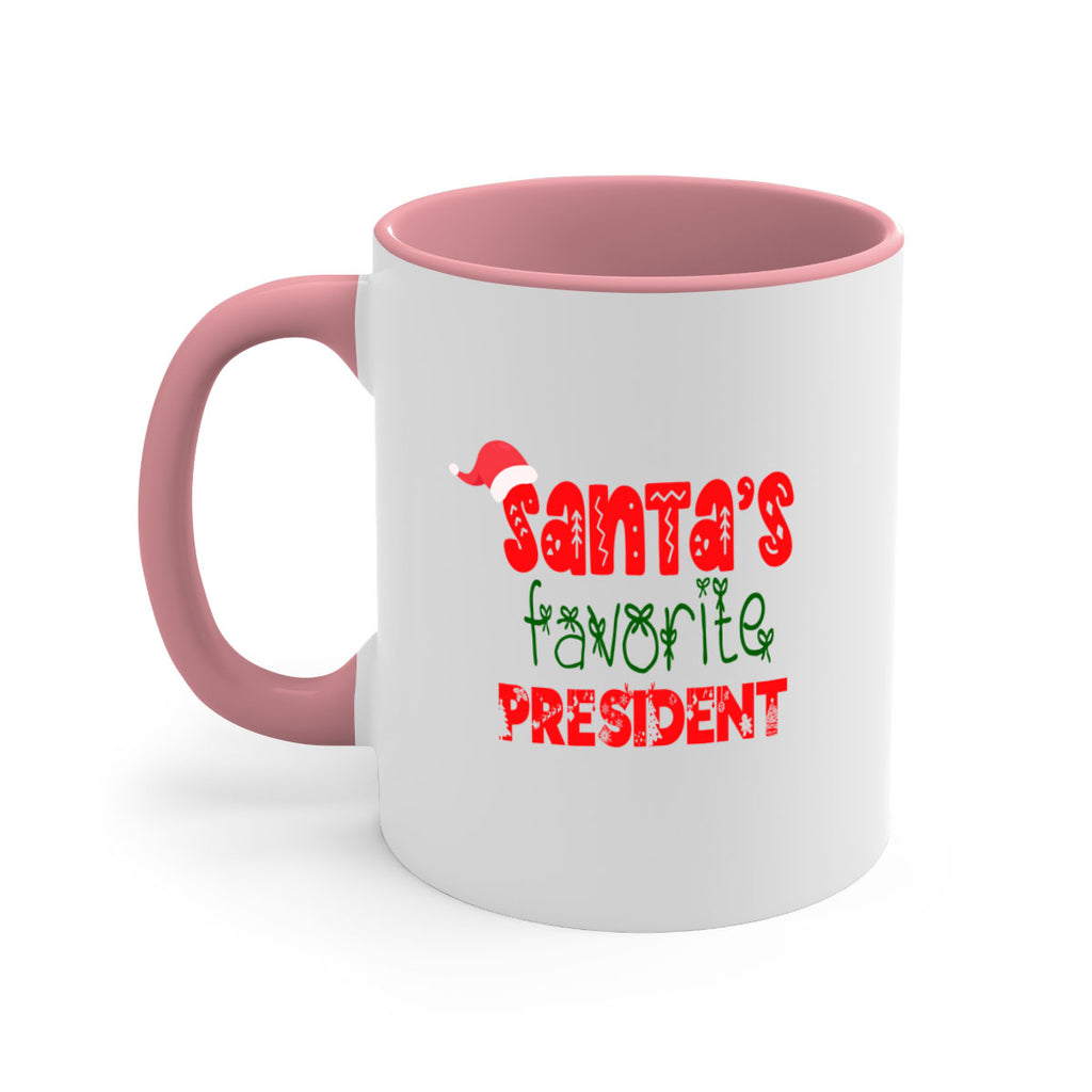 santas favorite president style 1035#- christmas-Mug / Coffee Cup