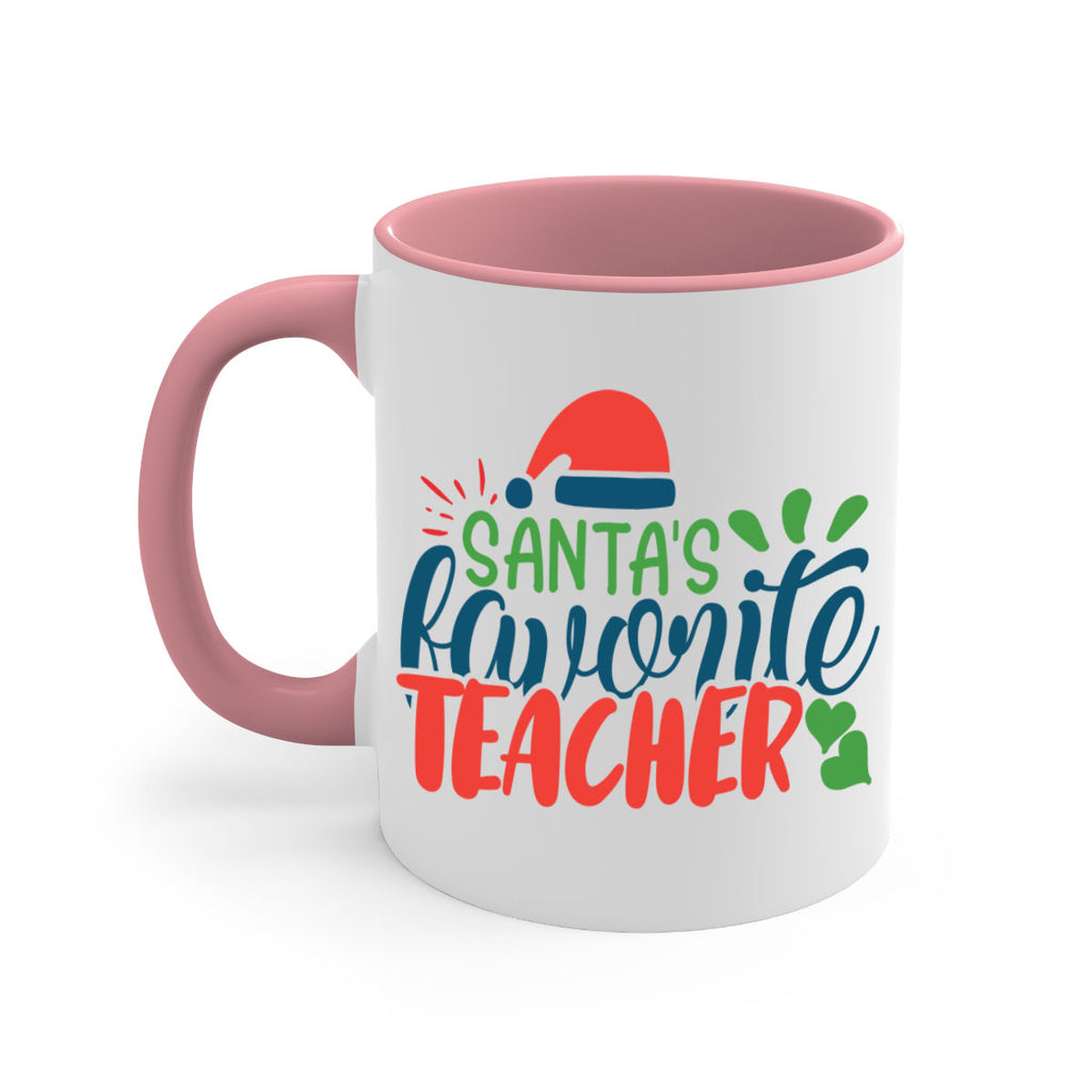 santas favorite teacher Style 151#- teacher-Mug / Coffee Cup