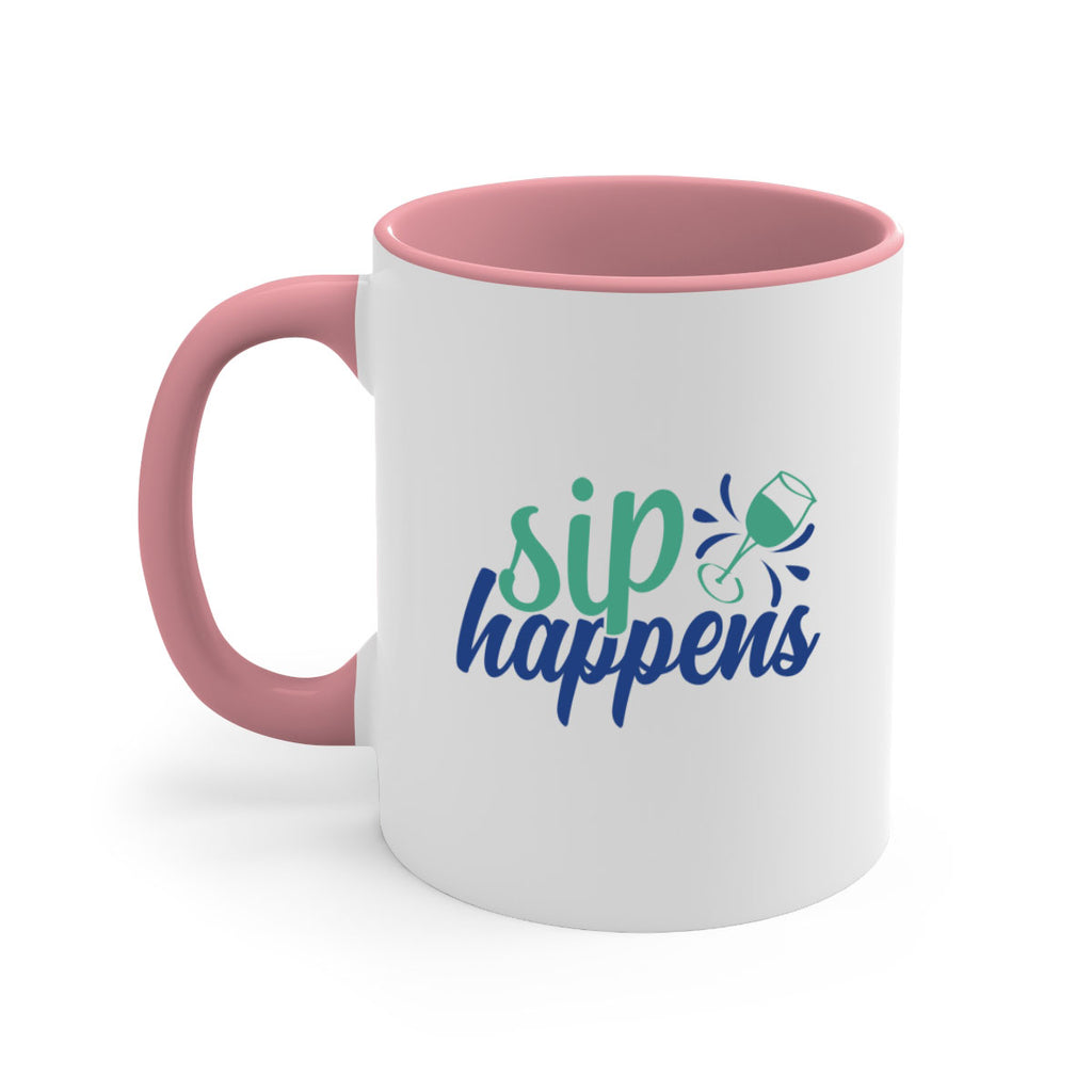 sip happens 165#- wine-Mug / Coffee Cup