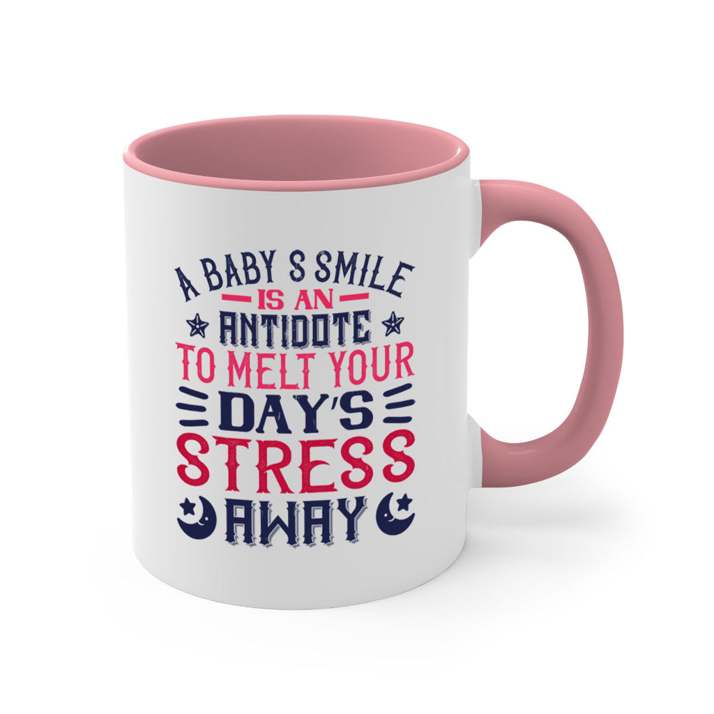 A baby’s smile is an antidote to melt your day’s stress away Style 135#- baby2-Mug / Coffee Cup