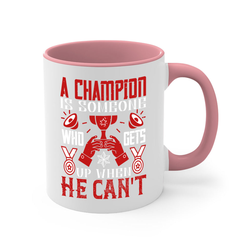 A champion is someone who gets up when he cant Style 50#- dentist-Mug / Coffee Cup