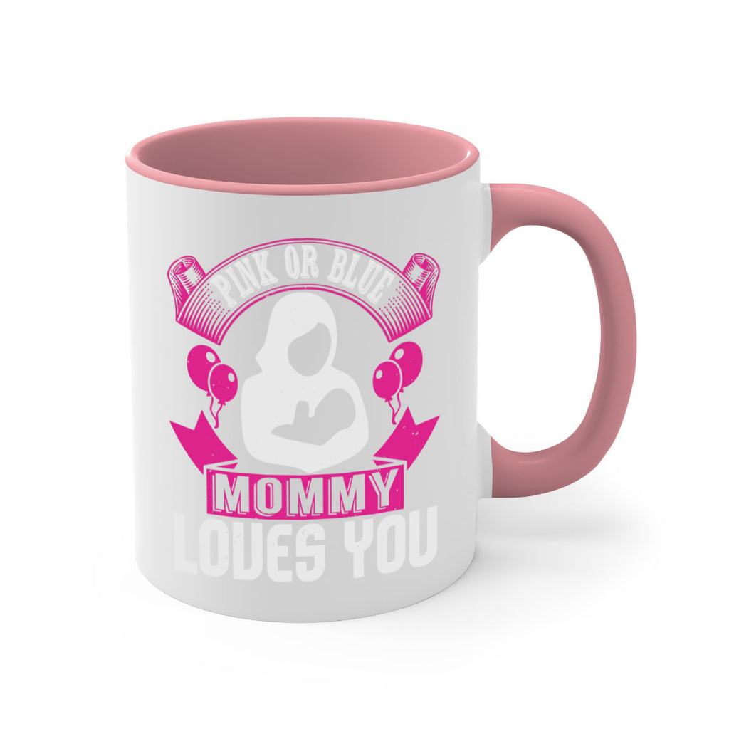 Pink or Blue Monny Loves You Style 178#- baby2-Mug / Coffee Cup