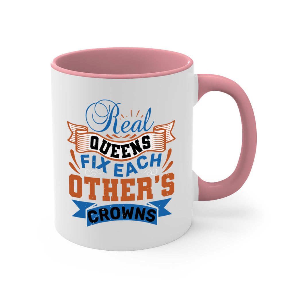 Real queens fix each other’s crowns Style 62#- best friend-Mug / Coffee Cup