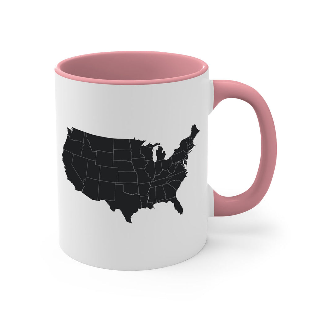 Separate Color Map Style 71#- 4th Of July-Mug / Coffee Cup