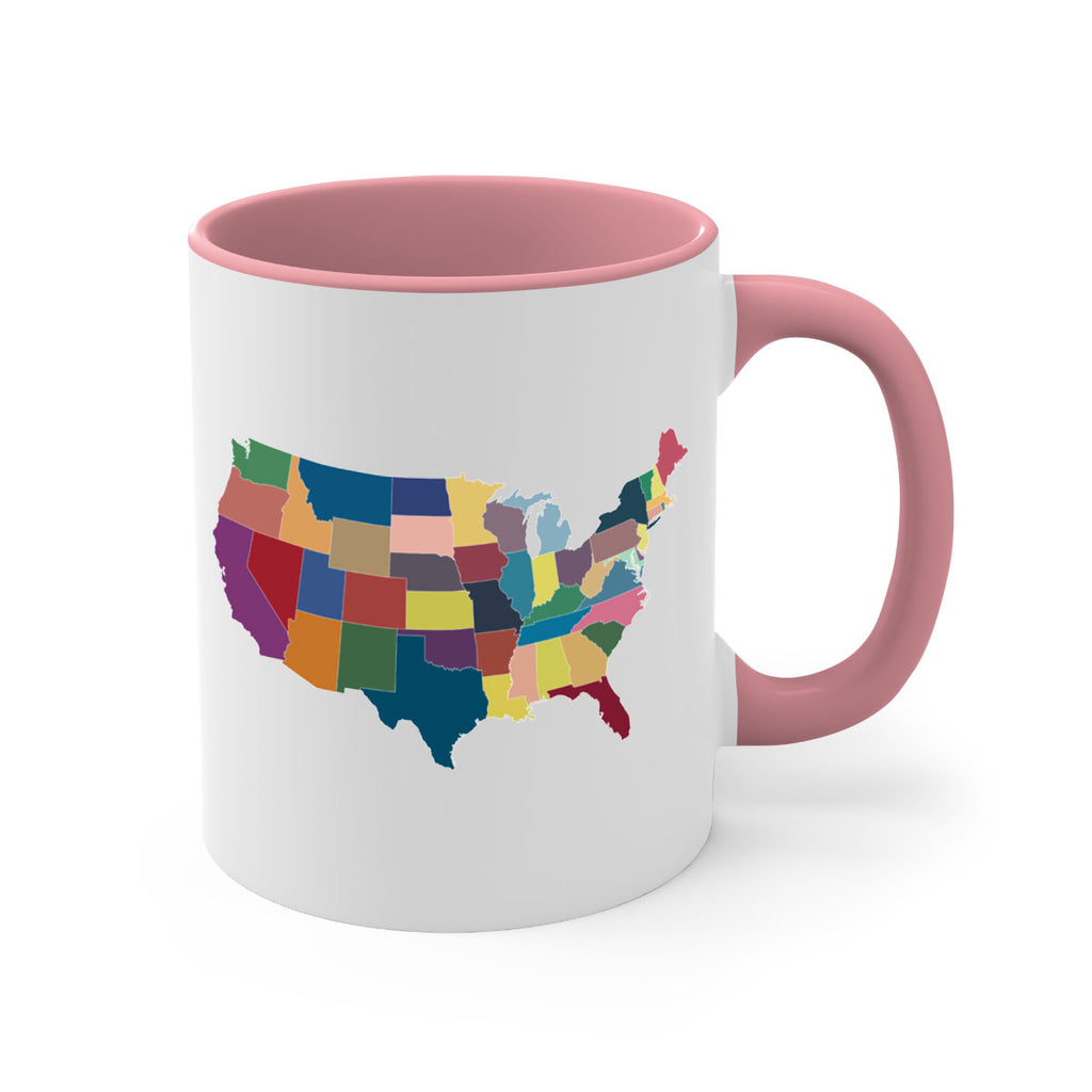 Separate Color Map Style 73#- 4th Of July-Mug / Coffee Cup