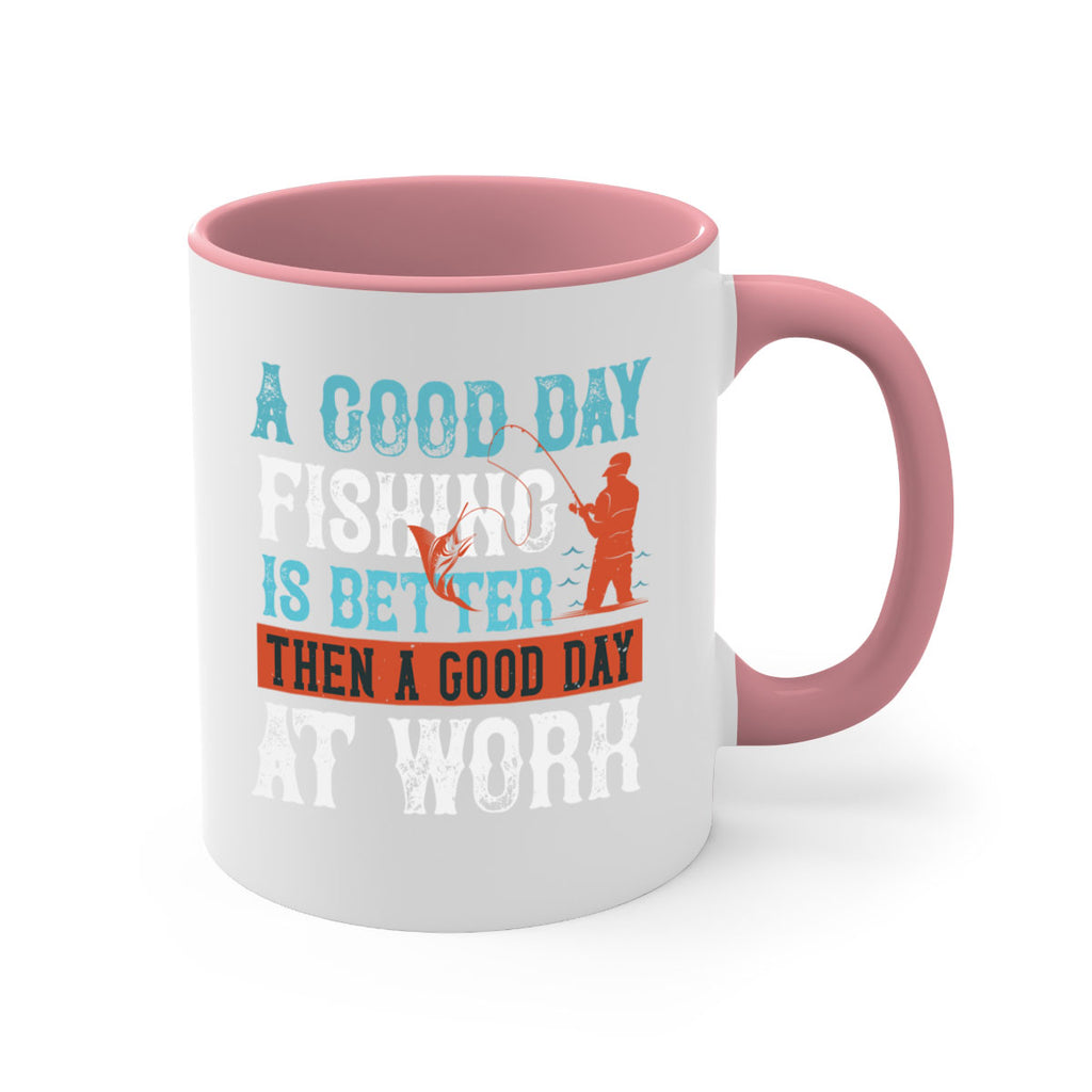 a good day fishing 186#- fishing-Mug / Coffee Cup