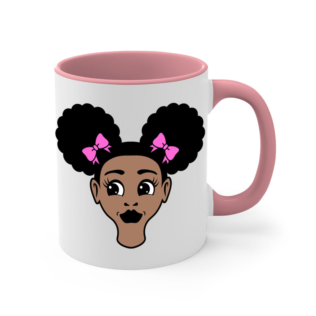 afro puffs girl 74#- Black women - Girls-Mug / Coffee Cup
