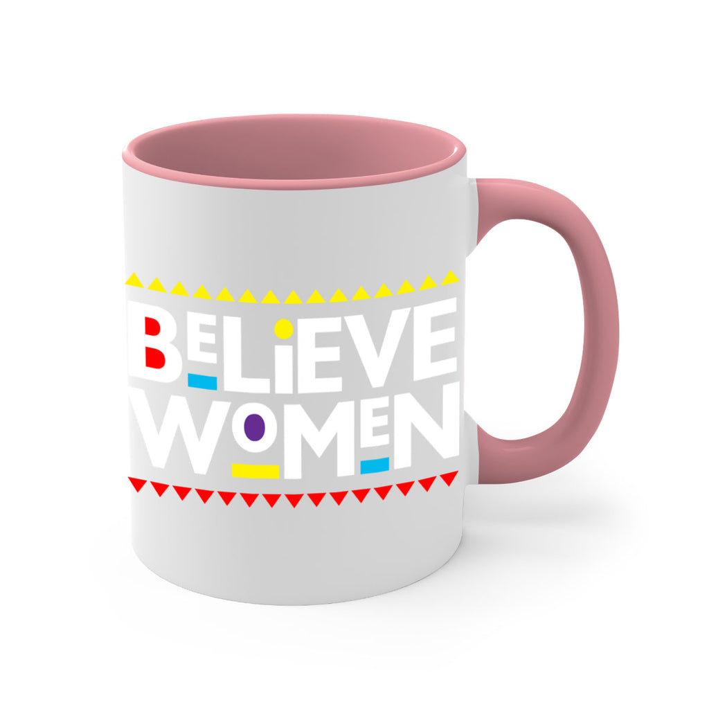 believewomen 254#- black words - phrases-Mug / Coffee Cup