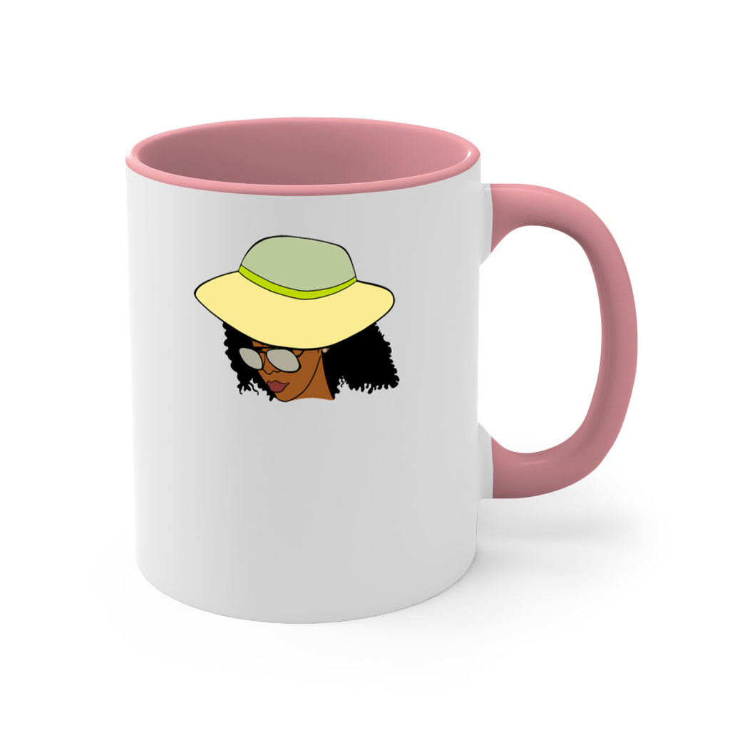 black afro 45#- Black women - Girls-Mug / Coffee Cup