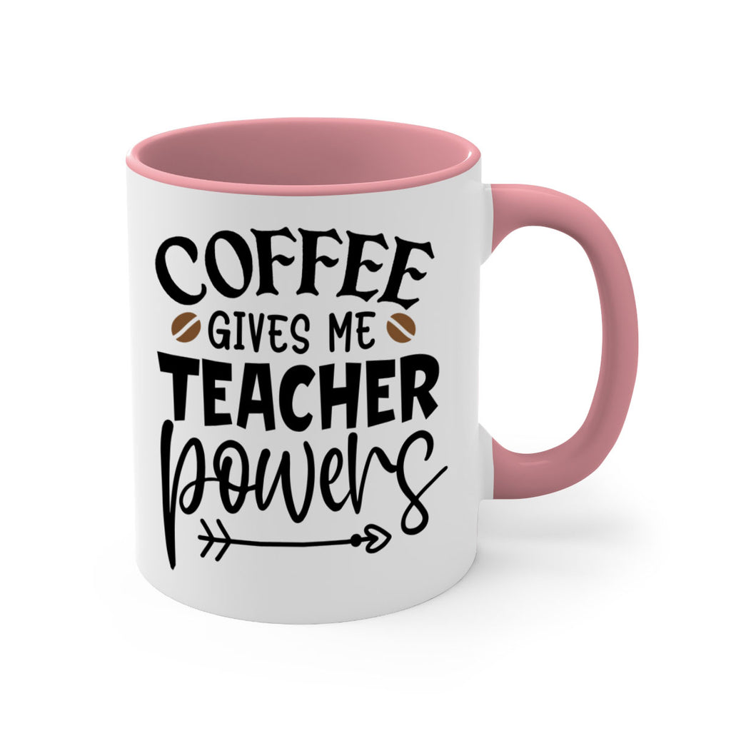 coffee gives me teacher powers Style 187#- teacher-Mug / Coffee Cup